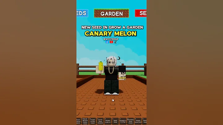 canary melon seed in grow a garden | beanstalk event | roblox
