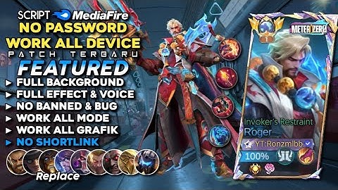 Script Skin Roger Metro Zero Invoker