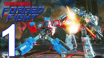 TRANSFORMERS: Forged to Fight - Gameplay Walkthrough Part 1 - ACT 1: Chapter 1 (iOS, Android)