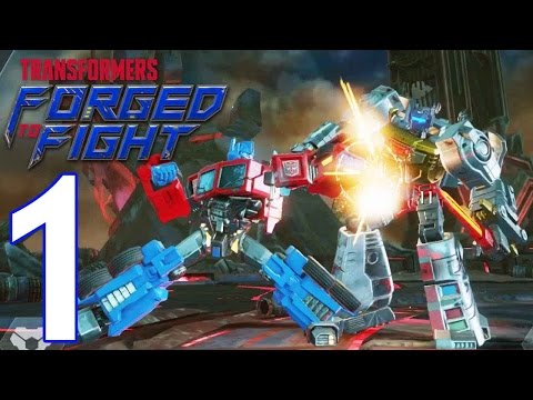 TRANSFORMERS: Forged to Fight - Gameplay Walkthrough Part 1 - ACT 1: Chapter 1 (iOS, Android)