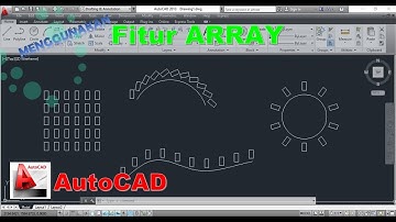 Cara Menggunakan Array di AutoCAD || Array Feature On Autocad
