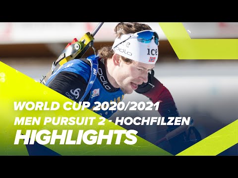 Hochfilzen World Cup 4 Men Pursuit Highlights