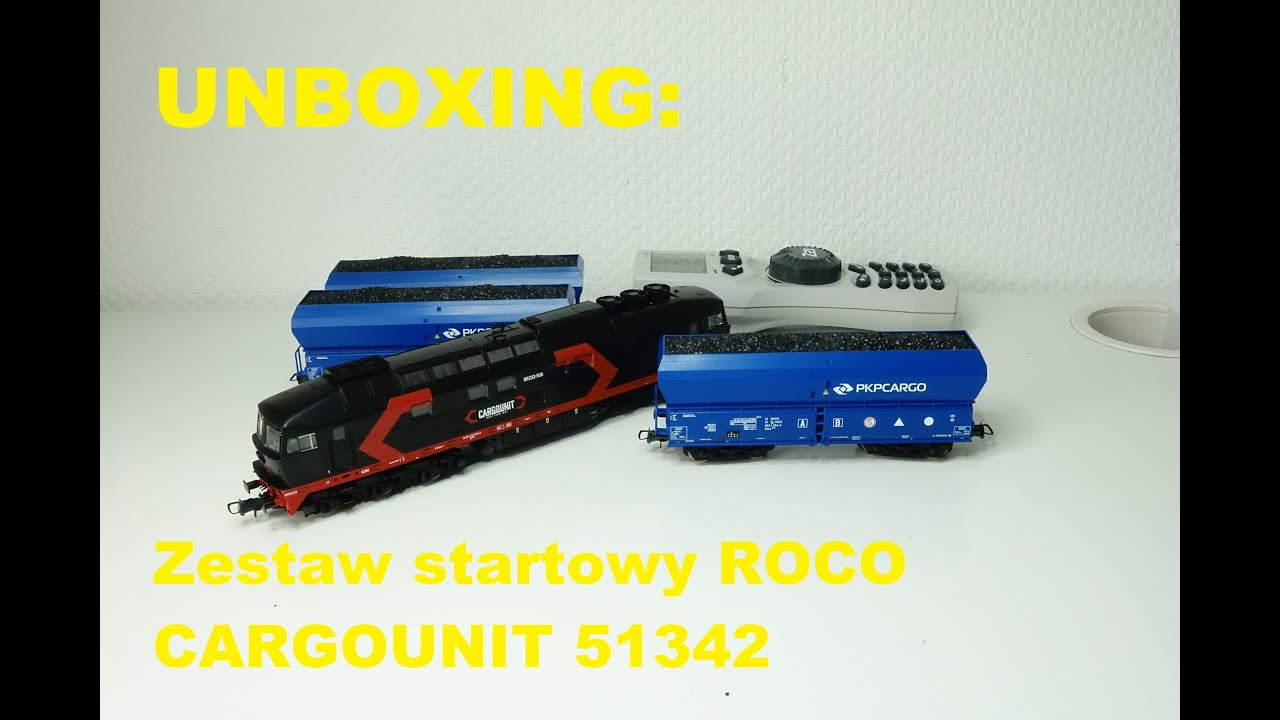 UNBOXING: Zestaw startowy ROCO CARGOUNIT 51342