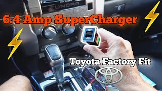 Every Toyota Tundra NEEDS THIS Dual USB Port Quick Charger Socket 3.2 Amps Quick Charge Your Phone Profile