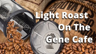 Roasting Light Coffee On The Gene Cafe