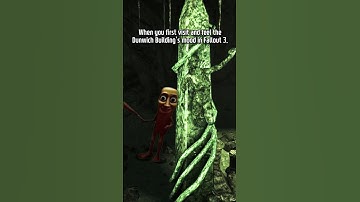 When you first feel the Dunwich Building in Fallout 3