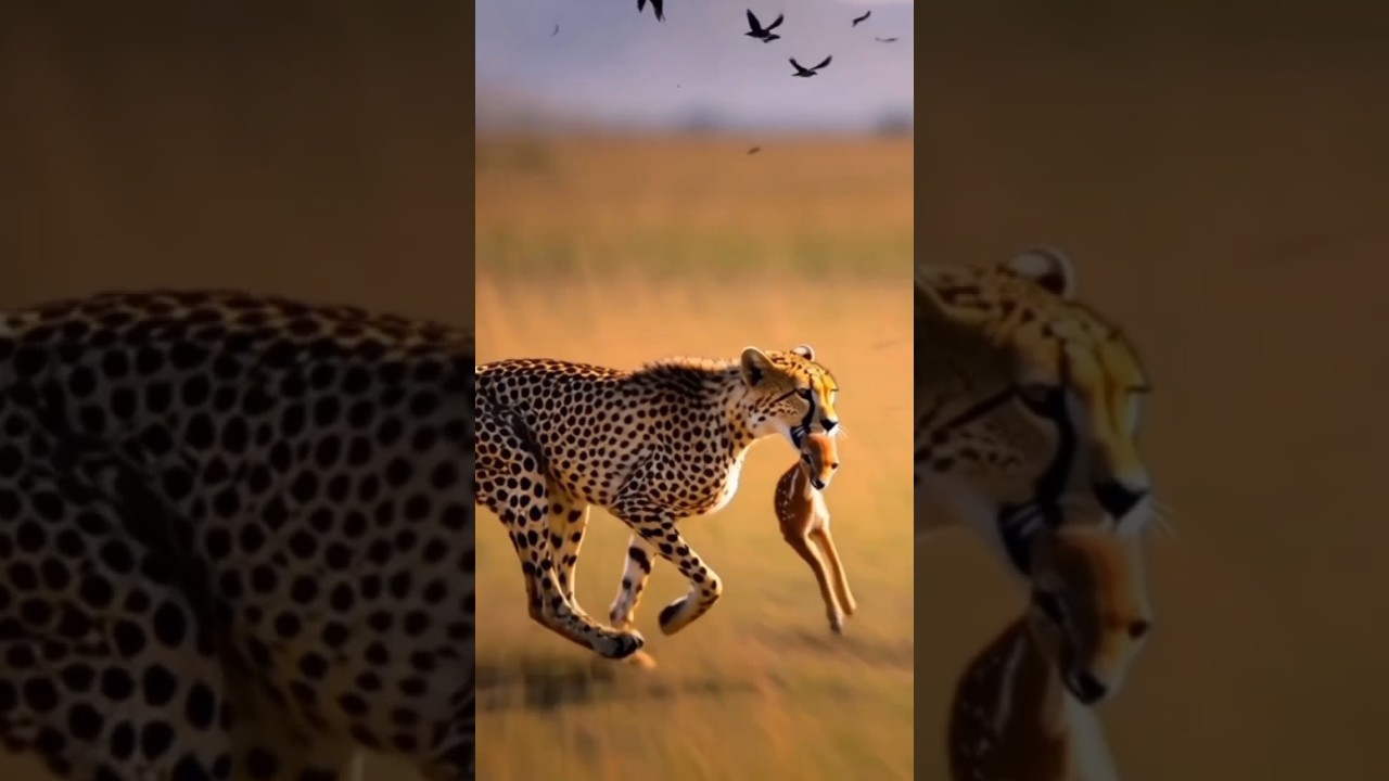 A Leopard Hunts a Deer | Wildlife Predator Hunt | Leopard vs Deer
