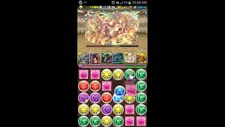 Challege LV10 - Zeus Dragon & Ra Dragon Co-op [PAD] [パズドラ]