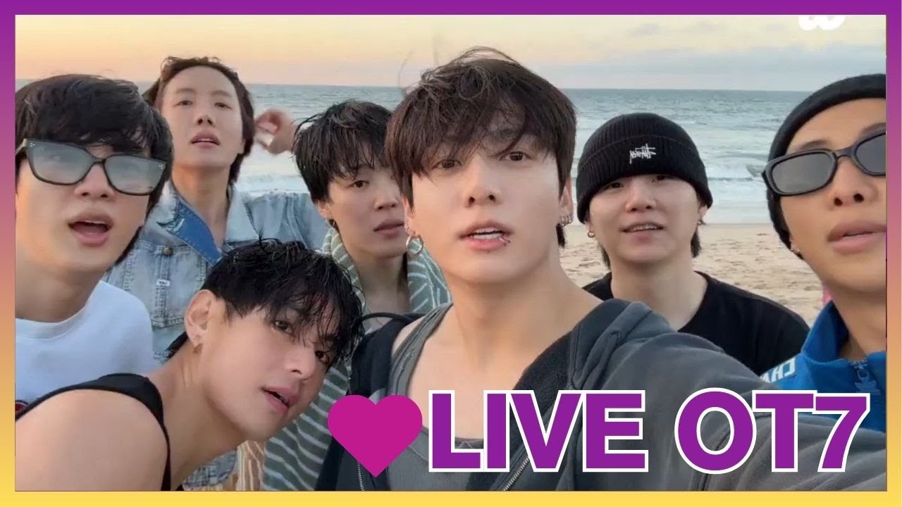 🟡 LIVE BTS  - " É O MAR " (WEVERSE)  LEGENDADO PORTUGUÊS-BR (16-08-25)