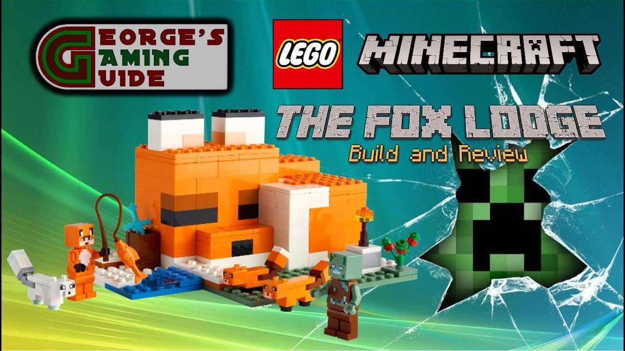 LEGO Minecraft The Fox Lodge (21178) Build and Review YouTube