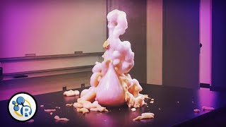 Foam Explosion (In Super Slow Motion): Elephant Toothpaste