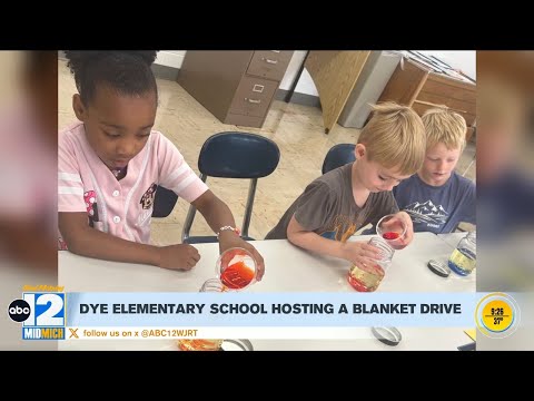Dye Elementary School's Blanket Drive