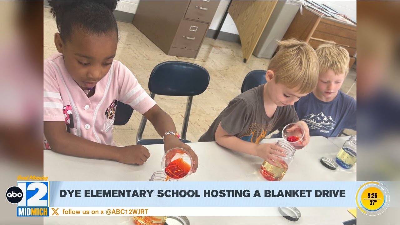 Dye Elementary School's Blanket Drive