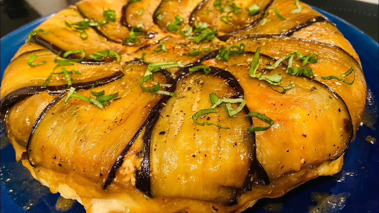 Tarte Tatin d’aubergines facile