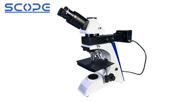 Installation of Reflecting Metallurgical Microscope MIT300 Trinocular Model