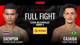 ไฟต์เต็ม Full Fight l แสนพล vs. คาใจบ้า l Saenpon vs. Cajaiba l RWS