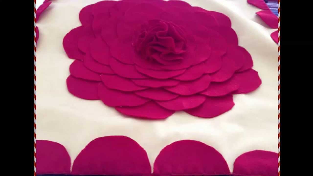 Almofada Flor de Feltro