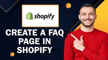 How to Create a FAQ Page in Shopify | Easy Tutorial