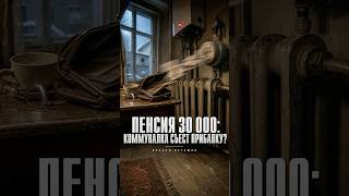 Пенсия 30 000: коммуналка съест прибавку