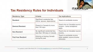 Doing Business in Canada: U.S. Tax Advisor’s Guide – Cross Border Tax Essentials - By Canadian CPA