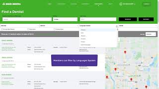 Finding a Network Dentist Through Member Portal