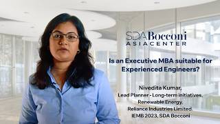Is an Executive MBA suitable for Experienced Engineers ft. Nivedita Kumar