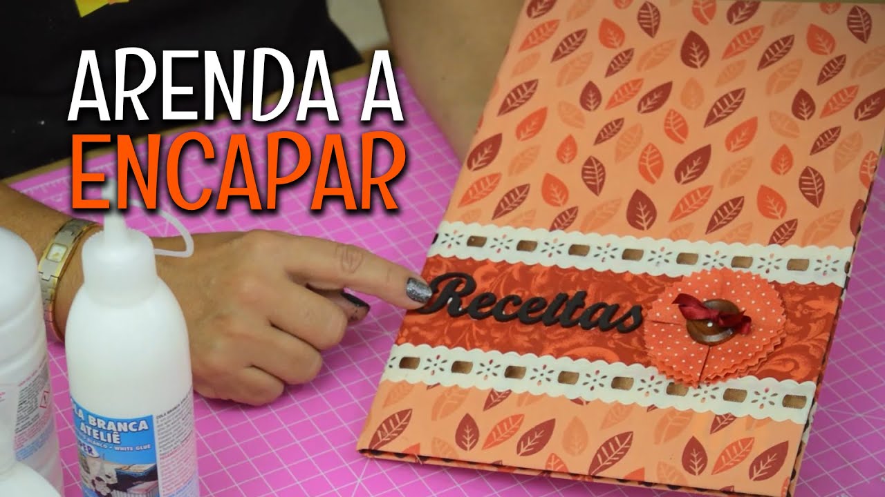 IDEIA PARA ENCAPAR UM CADERNO COM TECIDO! ‹ Iolane Caron ›