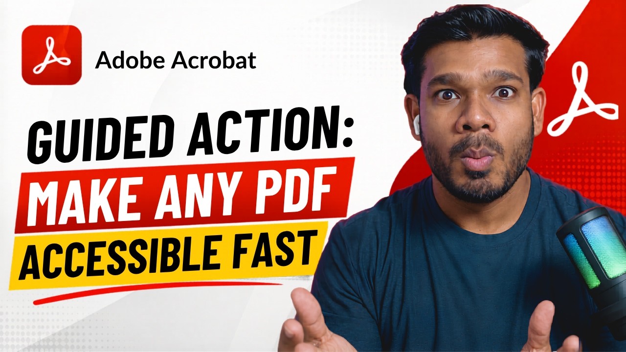 Adobe Acrobat Guided Action: Make Any PDF Accessible FAST #section508 # ...