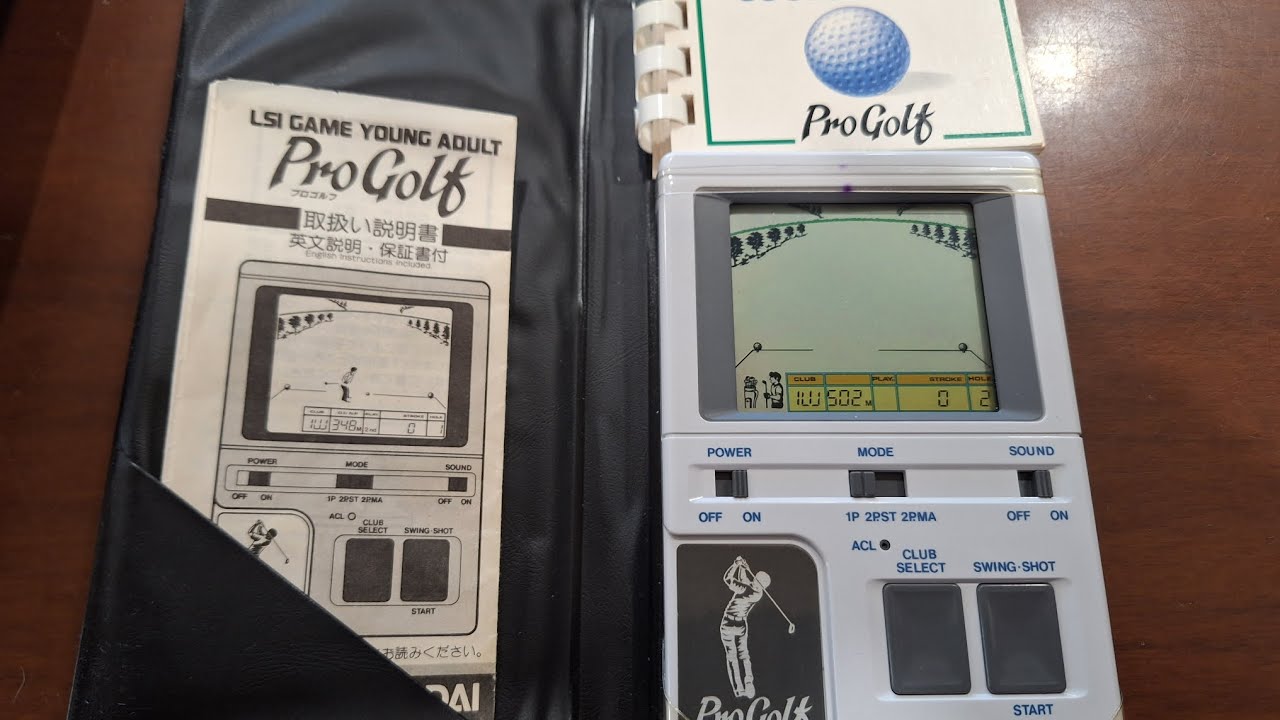 Bandai Pro Golf 1984 Lsi Game - YouTube