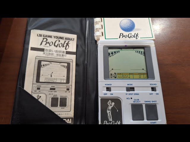 1980年代　Jr Golf Game/ Made in Japan Bandai Pro Golf 1984 Lsi Game - YouTube