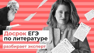 Разбор досрочного ЕГЭ по литературе 2024 | Досрок ЕГЭ по литературе