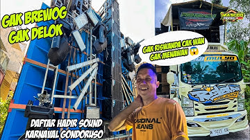 BREWOG,BCD,D&D,TB AUDIO‼️DERETAN SOUND PERSIAPAN KARNAVAL GONDORUSO #horegg #karnaval #brewog  