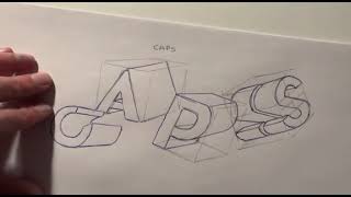 Tutorial letras 3D  #tutorial #howto #drawing