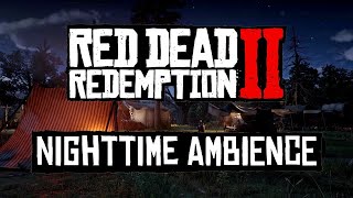Red Dead Redemption 2  |  Night Ambience ASMR  | 4K