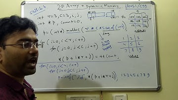 2D Array Using Malloc Part 1