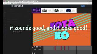 How to edit your panzoid intro/outro and download it to your computer or PC