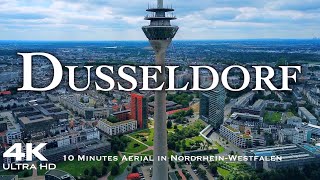 DUSSELDORF 🇩🇪 Drone Aerial 4K | Drohne Nordrhein-Westfalen Germany Deutschland