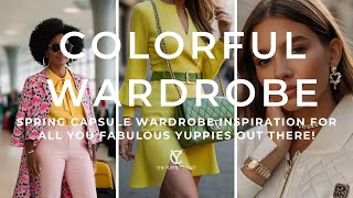 Spring Colorful Capsule Wardrobe Inspiration