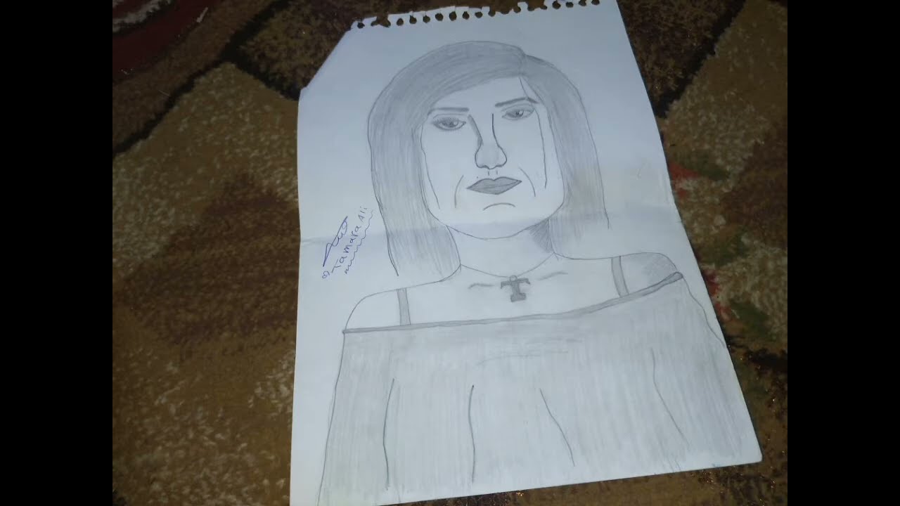 امي تحجي عليه بعد ما تركت الرسم 💔🥺 رسوماتي