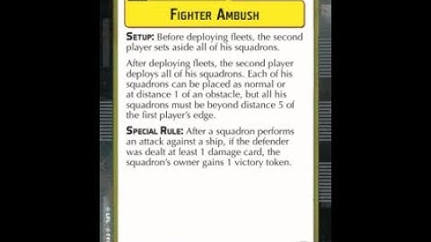 How-to play Objective "Fighter Ambush" - Star Wars Armada Explained (SWAE)