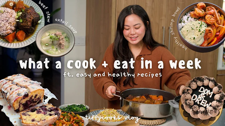 what i cook + eat in a week ft. easy & healthy recipes 🍛 | husband's birthday, mini whistler trip thumbnail