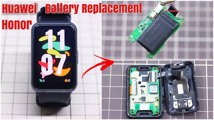 How to Replace Smart Watch Battery | Huawei Honor 