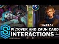 Piltover and Zaun Card Special Interactions - Jinx, Ezreal, Heimerdinger, Teemo etc