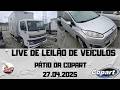 LIVE DE LEILÃO DE VEÍCULOS NO PÁTIO DA COPART 27.04.2026