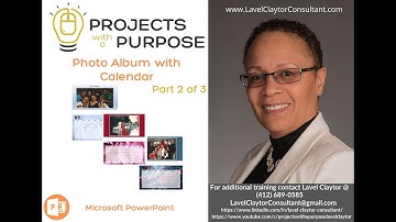 Microsoft PowerPoint: Merge Calendar with photo album part 2 of 3