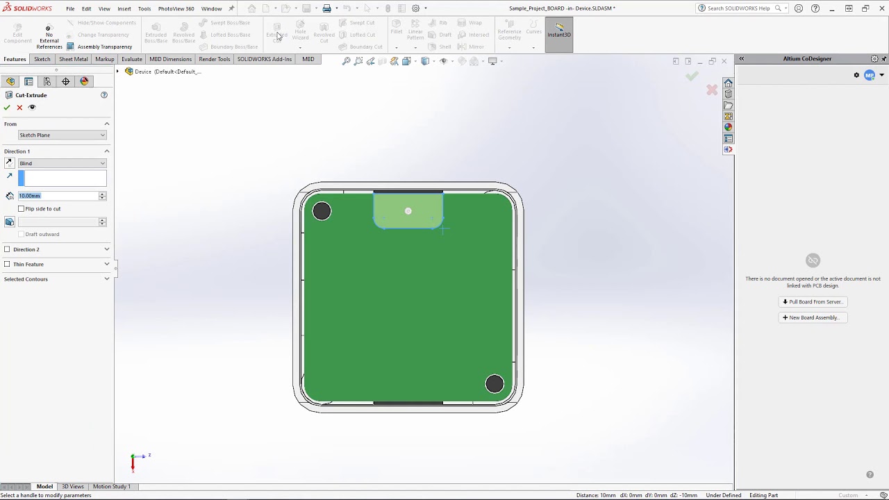 Shaping a PCB in MCAD | How To Use Altium Designer