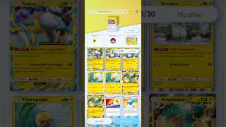POKÉMON POCKET DECK PROFIL  VOLTALI/AMPIBIDOU #pokemon #deckprofil # #pokemonpocket