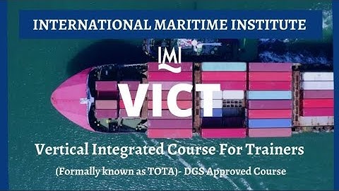 Vict ~ Vertictal Integrated Couse For Trainers.