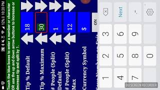 Restaurant Tip & Split Calculator Pro - Demo screenshot 5