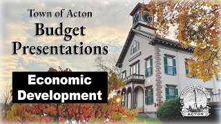 Economic Development - Budget Presentation